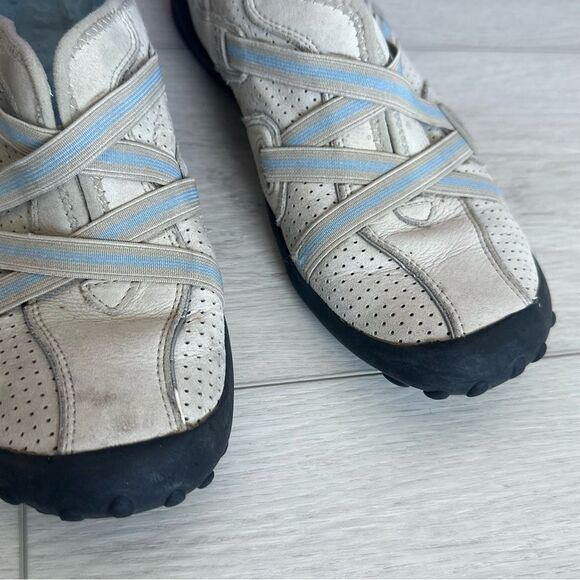 Privo By Clarks Shoes Slip On Leather Criss Cross Sneakers Womens Sz 7.5 - Picture 3 of 9